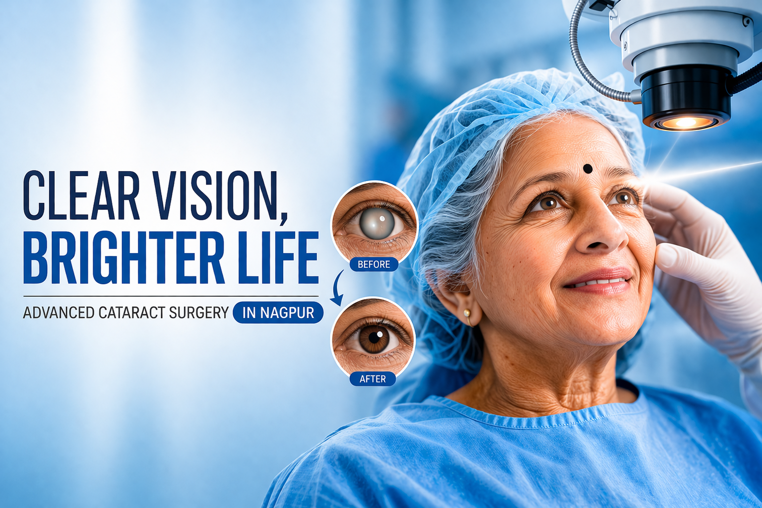 Cataract Surgery Results - Before and After